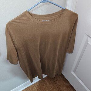 Eddie Bauer Tan T-Shirt